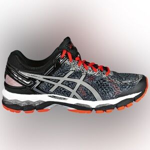 ASICS Gel Kayano 22 Lite Show in Carbon Cherry Tomato Running Shoes- size 10